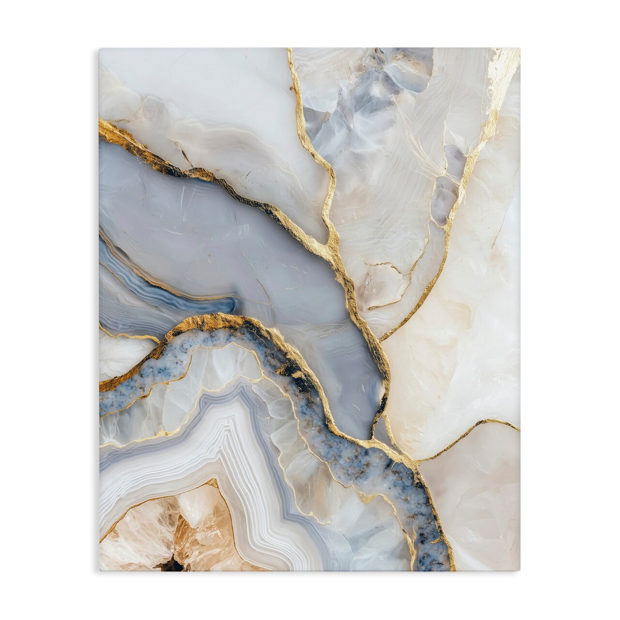 Stupell Industries Glimmering Layers of Agate Canvas, design by Svetlana Aleynikova